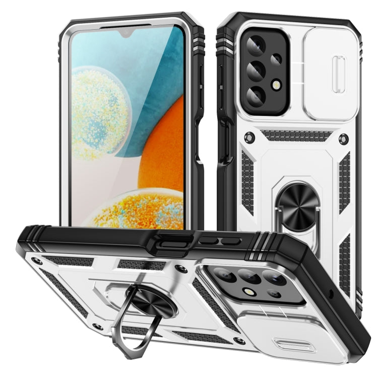 Sliding Camshield TPU + PC Phone Case with Holder, For Samsung Galaxy A25 5G, For Samsung Galaxy S23 FE 5G, For Samsung Galaxy A23 4G / 5G, For Samsung Galaxy A34