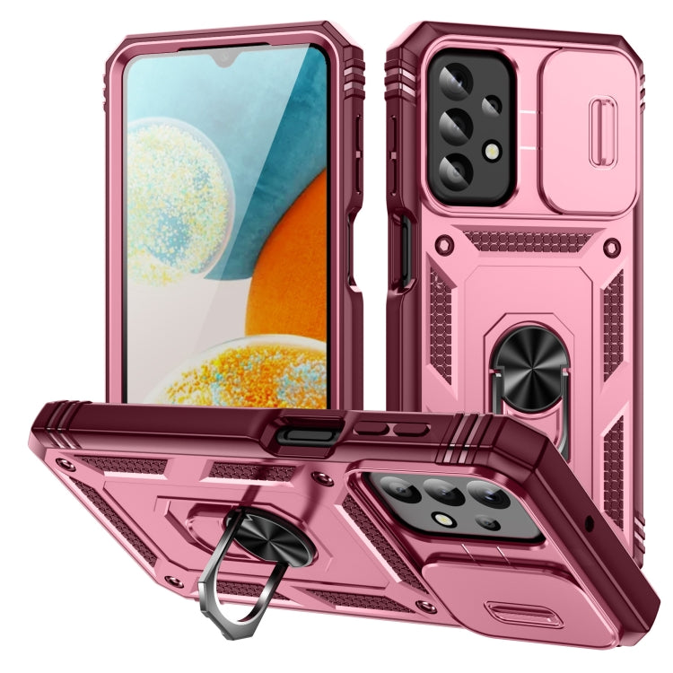 Sliding Camshield TPU + PC Phone Case with Holder, For Samsung Galaxy A25 5G, For Samsung Galaxy S23 FE 5G, For Samsung Galaxy A23 4G / 5G, For Samsung Galaxy A34
