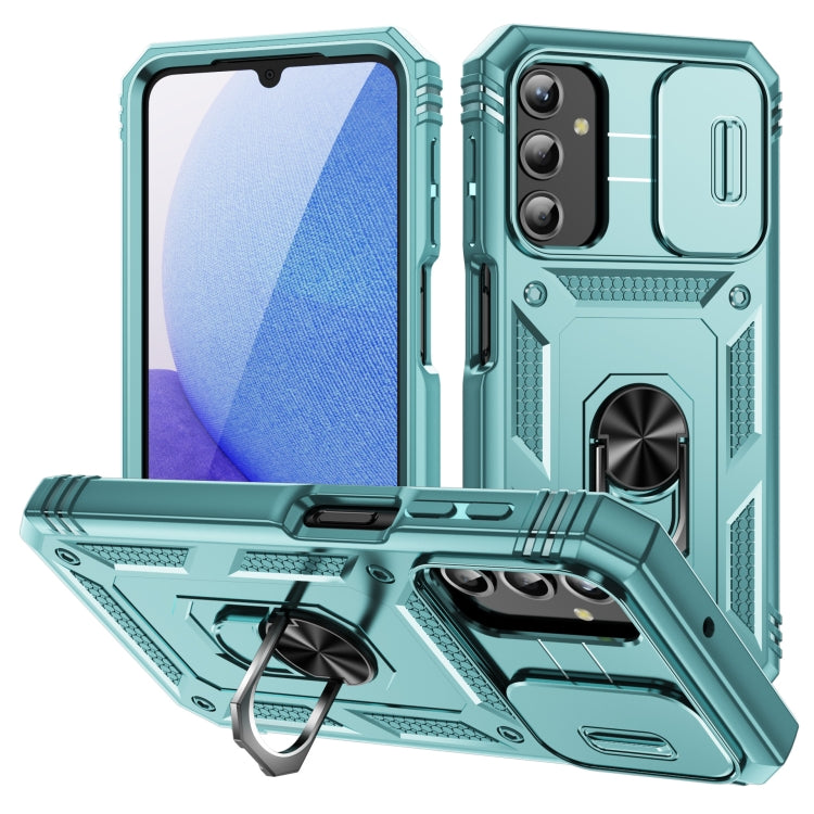 Sliding Camshield TPU + PC Phone Case with Holder, For Samsung Galaxy A25 5G, For Samsung Galaxy S23 FE 5G, For Samsung Galaxy A23 4G / 5G, For Samsung Galaxy A34