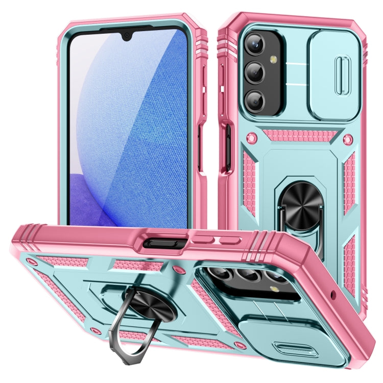Sliding Camshield TPU + PC Phone Case with Holder, For Samsung Galaxy A25 5G, For Samsung Galaxy S23 FE 5G, For Samsung Galaxy A23 4G / 5G, For Samsung Galaxy A34