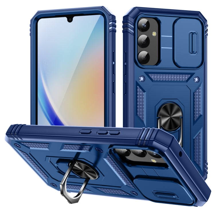 Sliding Camshield TPU + PC Phone Case with Holder, For Samsung Galaxy A25 5G, For Samsung Galaxy S23 FE 5G, For Samsung Galaxy A23 4G / 5G, For Samsung Galaxy A34