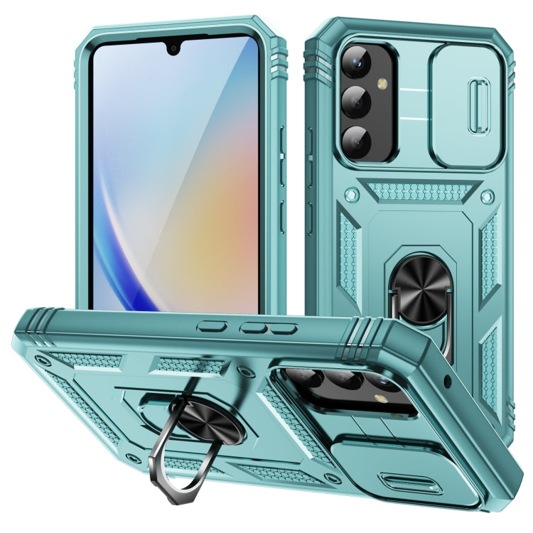 Sliding Camshield TPU + PC Phone Case with Holder, For Samsung Galaxy A25 5G, For Samsung Galaxy S23 FE 5G, For Samsung Galaxy A23 4G / 5G, For Samsung Galaxy A34
