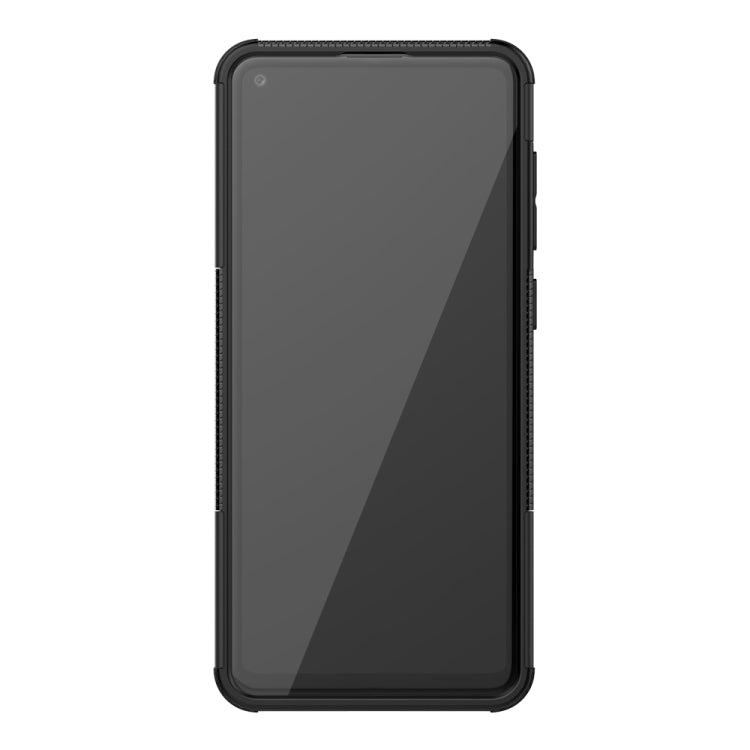 Tire Texture Shockproof TPU+PC Protective Case with Holder, For Samsung Galaxy A21s, For Amazon Fire HD 8 (2020)