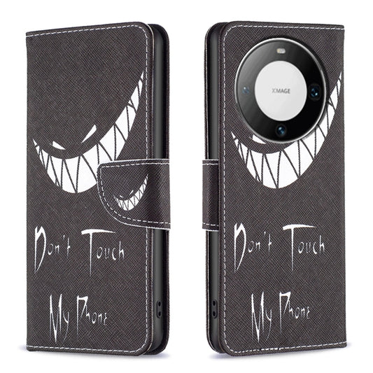 Colored Drawing Pattern Leather Phone Case, For Huawei Mate 60 Pro/Mate 60 Pro+, For Huawei Mate 60