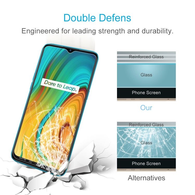 50 PCS 0.26mm 9H 2.5D Tempered Glass Film, For Motorola Moto E6s (2020), For OPPO Realme C3, For OPPO Realme C11, For Sony Xperia L4