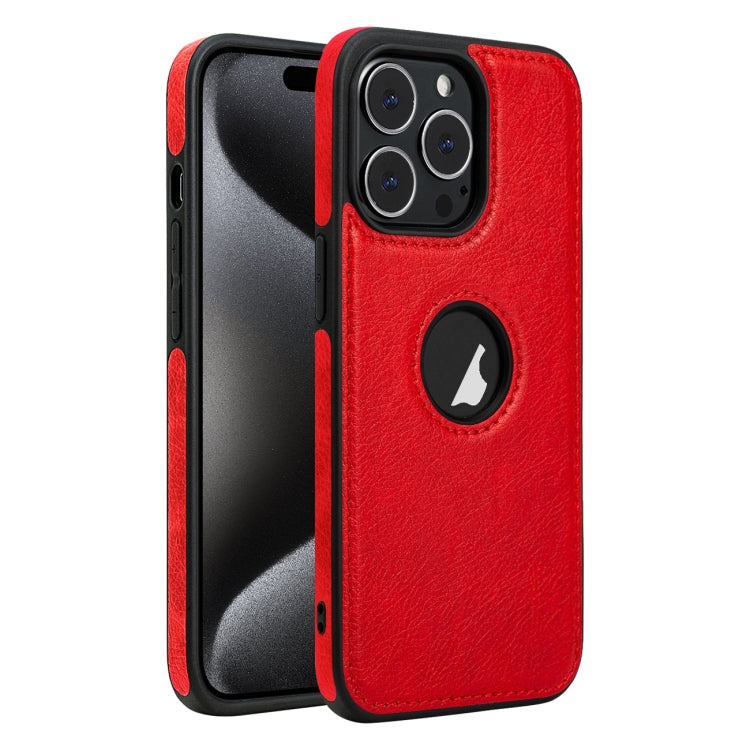 Leather Texture Stitching Phone Case, For iPhone 15 Pro Max, For iPhone 15 Pro, For iPhone 15 Plus, For iPhone 15