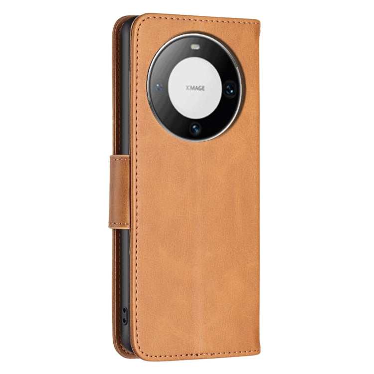 Lambskin Texture Pure Color Flip Leather Phone Case, For Huawei Mate 60 Pro/Mate 60 Pro+, For Huawei Mate 60