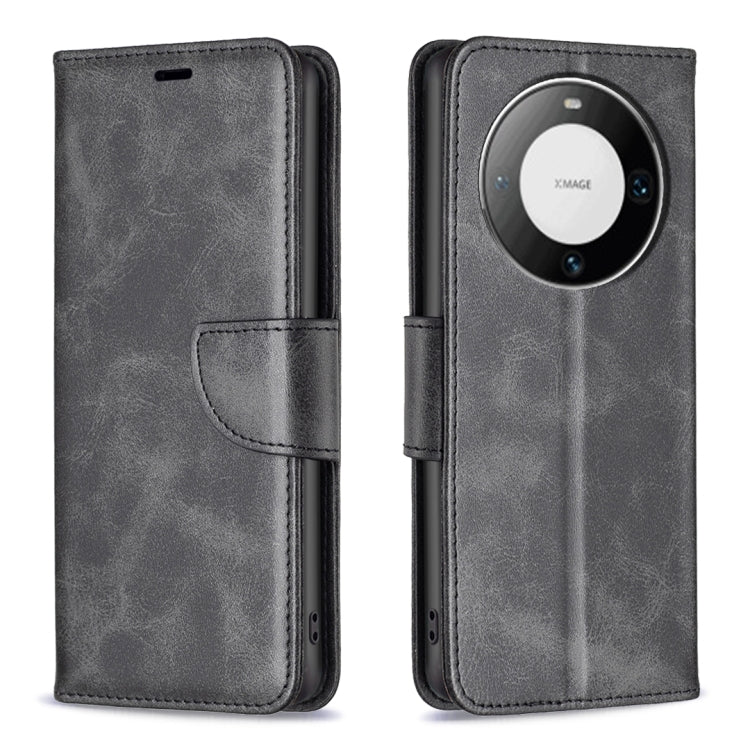 Lambskin Texture Pure Color Flip Leather Phone Case, For Huawei Mate 60 Pro/Mate 60 Pro+, For Huawei Mate 60