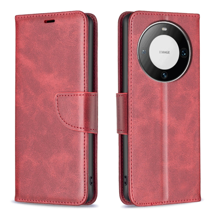 Lambskin Texture Pure Color Flip Leather Phone Case, For Huawei Mate 60 Pro/Mate 60 Pro+, For Huawei Mate 60