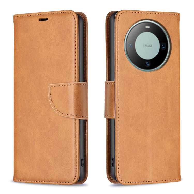Lambskin Texture Pure Color Flip Leather Phone Case, For Huawei Mate 60 Pro/Mate 60 Pro+, For Huawei Mate 60