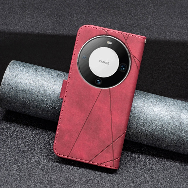 Magnetic Buckle Rhombus Texture Leather Phone Case, For Huawei Mate 60 Pro/Mate 60 Pro+, For Huawei Mate 60
