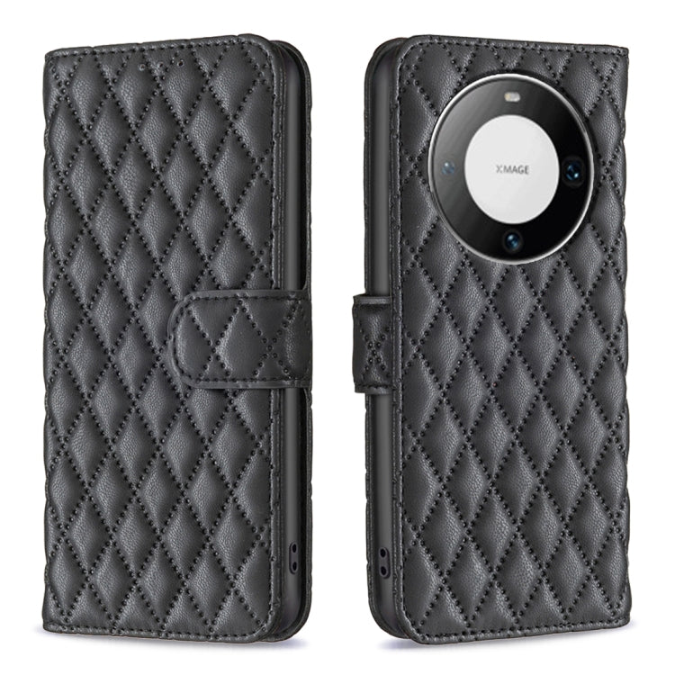 Diamond Lattice Wallet Flip Leather Phone Case, For Huawei Mate 60 Pro/Mate 60 Pro+, For Huawei Mate 60