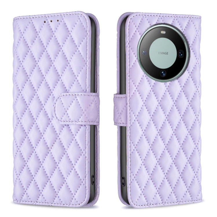 Diamond Lattice Wallet Flip Leather Phone Case, For Huawei Mate 60 Pro/Mate 60 Pro+, For Huawei Mate 60