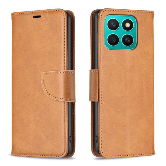 Lambskin Texture Pure Color Flip Leather Phone Case, For Honor X8c 4G, For Honor X9c 5G Global, For Honor X6b, For Honor 200 Lite Global, For Honor X8b, For Honor X9b / Magic6 Lite 5G, For Honor X7b, For Honor 100 Pro