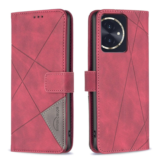 Magnetic Buckle Rhombus Texture Leather Phone Case, For Honor 100, For Honor X6a, For Honor 90 Lite/X50i, For Honor 90 Pro, For Honor 90 5G, For Honor X7A