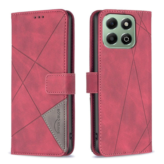 Magnetic Buckle Rhombus Texture Leather Phone Case, For Honor X6b, For Honor 200, For Honor 200 Pro, For Honor 200 Lite Global, For Honor X8b, For Honor X9b/Magic6 Lite 5G, For Honor X7b, For Honor 100 Pro