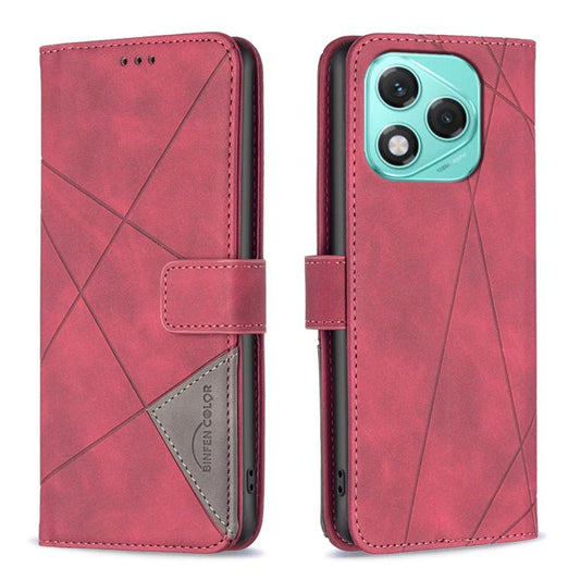 Magnetic Buckle Rhombus Texture Leather Phone Case, For Honor 400 Lite Global, For Honor 400 Global 156.5mm, For Honor X8c 4G, For Honor 300 Pro / 300 Ultra, For Honor 300, For Honor X9c 5G Global, For Honor X5b, For Honor 200 Smart / X7C