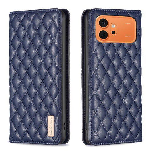 Diamond Lattice Magnetic Leather Flip Phone Case, For Honor 600 Global, For Honor X6b, For Honor 200 Lite Global, For Honor X8b, For Honor X9b/Magic6 Lite 5G, For Honor X7b, For Honor 100 Pro, For Honor 100