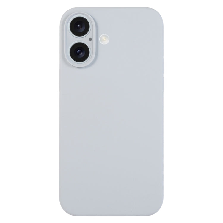 Pure Color Liquid Silicone Fine Pore Phone Case, For iPhone 16