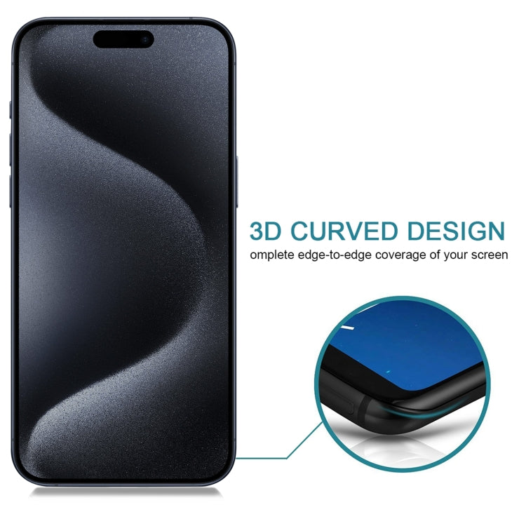 High Transparency Full Cover Anti-spy Tempered Glass Film, For iPhone 15 Pro Max / 15 Plus, For iPhone 15 Pro / 15