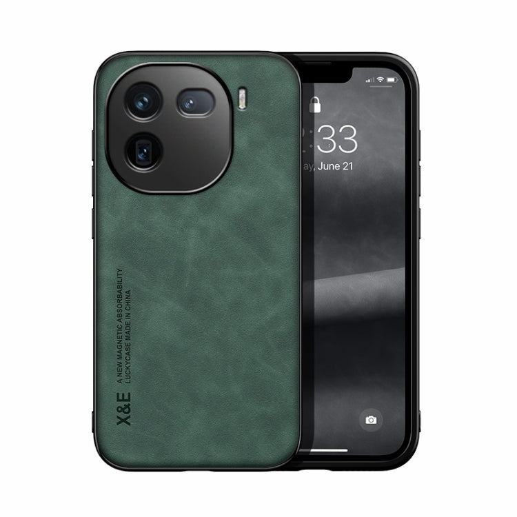 Skin Feel Magnetic Leather Back Phone Case, For vivo X100 Pro, For vivo X100, For vivo iQOO 12, For vivo V29e, For vivo V29e Global, For vivo Y35 4G / Y35+
