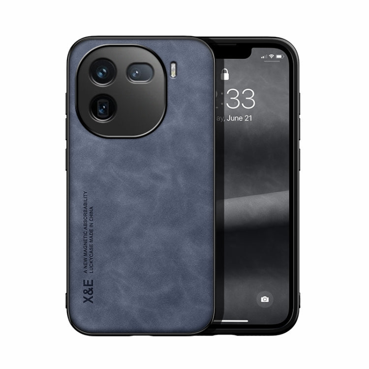 Skin Feel Magnetic Leather Back Phone Case, For vivo X100 Pro, For vivo X100, For vivo iQOO 12, For vivo V29e, For vivo V29e Global, For vivo Y35 4G / Y35+