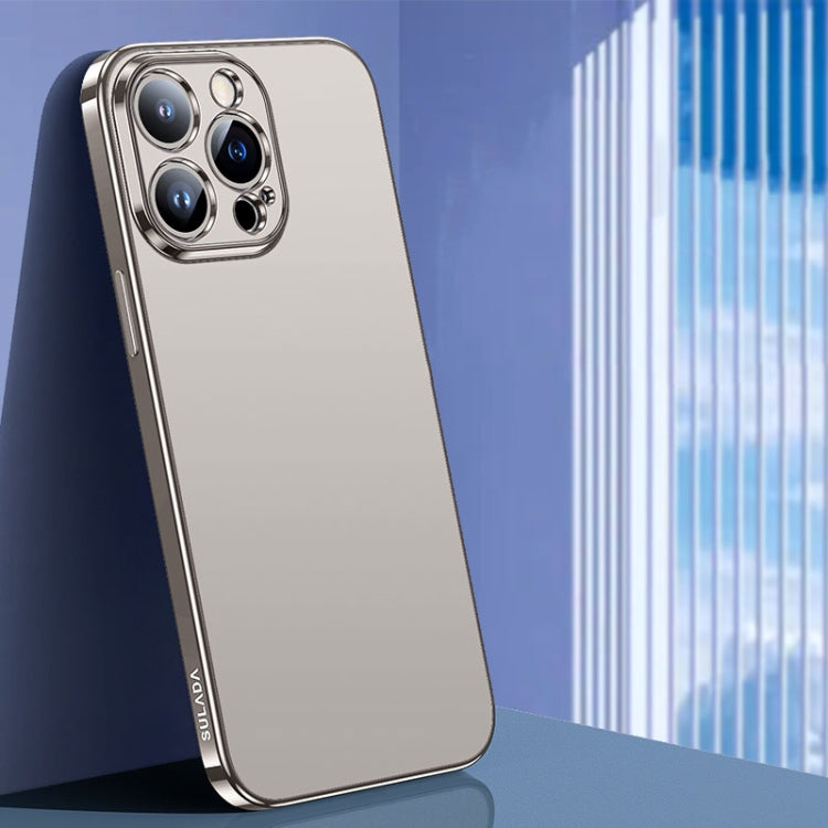SULADA Electroplating Frosted TPU Phone Case, For iPhone 15 Pro Max, For iPhone 15 Pro, For iPhone 15 Plus, For iPhone 15