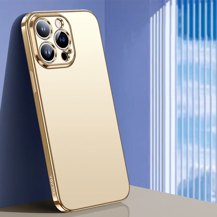 SULADA Electroplating Frosted TPU Phone Case, For iPhone 15 Pro Max, For iPhone 15 Pro, For iPhone 15 Plus, For iPhone 15