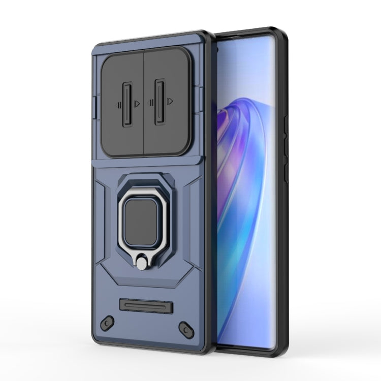Sliding Camshield TPU + PC Shockproof Phone Case with Holder, For Honor 90 5G, For Honor X40 5G