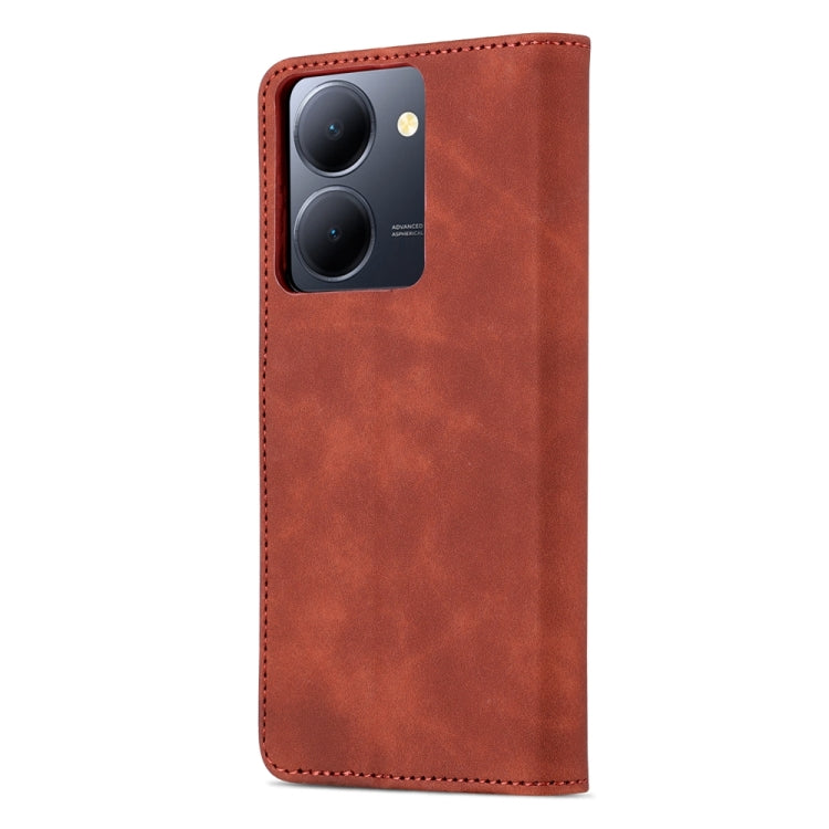 AZNS Skin Feel Calf Texture Flip Leather Phone Case, For vivo Y78 5G / Y36 / Y27 5G, For vivo Y78+/Y78 5G Global/V29 Lite, For vivo Y35 5G/Y56 5G/Y02s 4G/Y16 4G