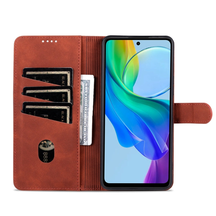 AZNS Skin Feel Calf Texture Flip Leather Phone Case, For vivo Y78 5G / Y36 / Y27 5G, For vivo Y78+/Y78 5G Global/V29 Lite, For vivo Y35 5G/Y56 5G/Y02s 4G/Y16 4G
