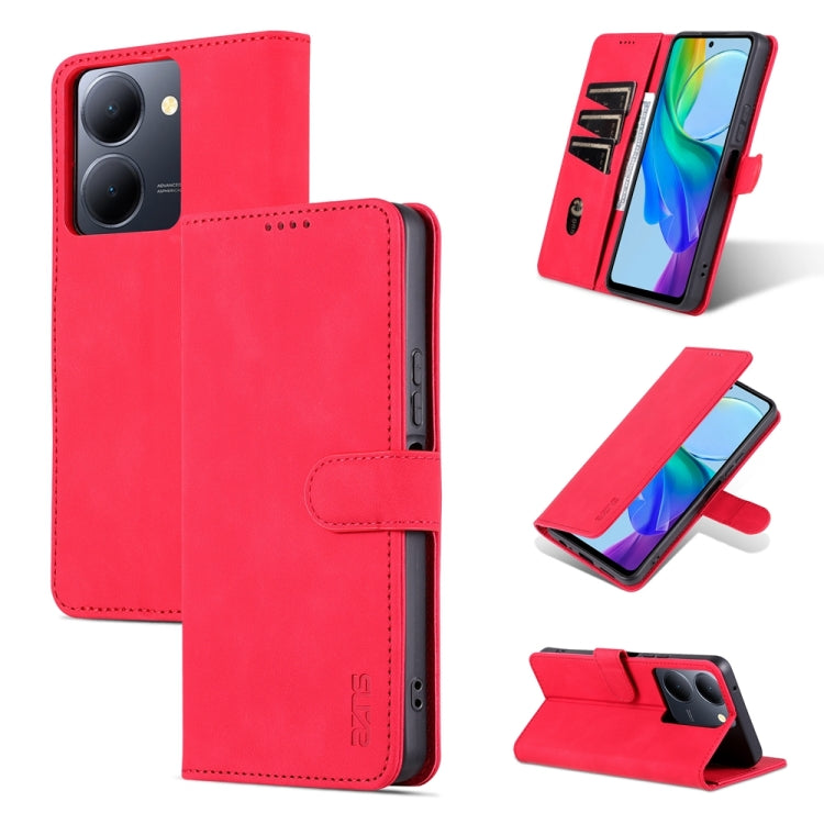 AZNS Skin Feel Calf Texture Flip Leather Phone Case, For vivo Y35+/Y35m+, For vivo Y78 5G / Y36 / Y27 5G, For vivo Y78+/Y78 5G Global/V29 Lite, For vivo Y35 5G/Y56 5G/Y02s 4G/Y16 4G