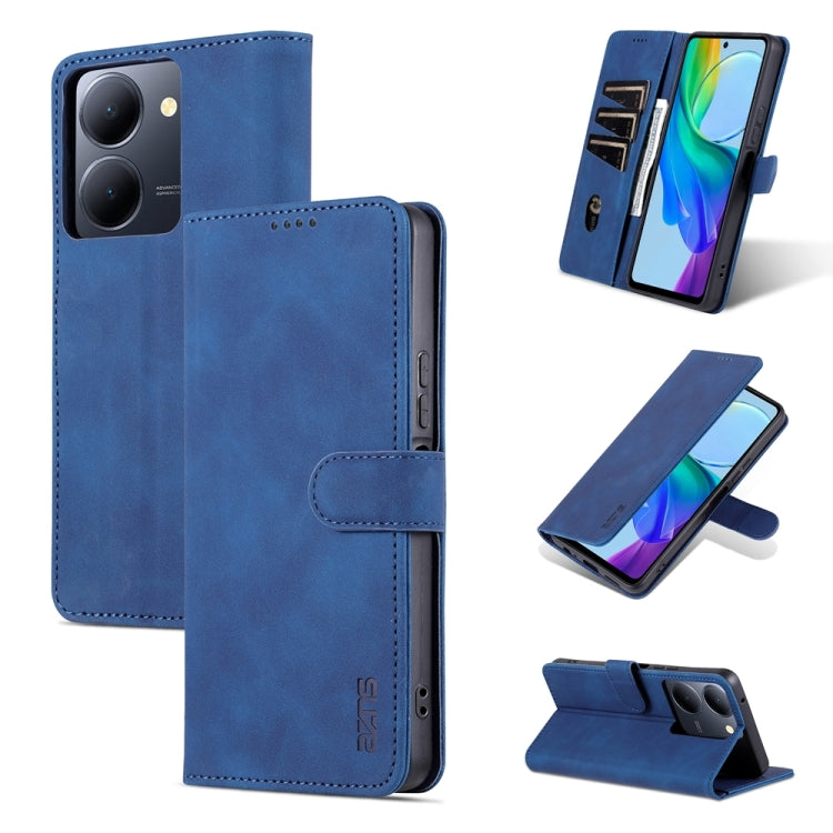AZNS Skin Feel Calf Texture Flip Leather Phone Case, For vivo Y35+/Y35m+, For vivo Y78 5G / Y36 / Y27 5G, For vivo Y78+/Y78 5G Global/V29 Lite, For vivo Y35 5G/Y56 5G/Y02s 4G/Y16 4G