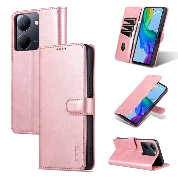 AZNS Skin Feel Calf Texture Flip Leather Phone Case, For vivo Y35+/Y35m+, For vivo Y78 5G / Y36 / Y27 5G, For vivo Y78+/Y78 5G Global/V29 Lite, For vivo Y35 5G/Y56 5G/Y02s 4G/Y16 4G