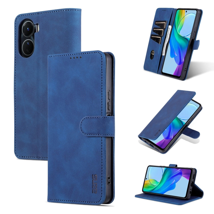 AZNS Skin Feel Calf Texture Flip Leather Phone Case, For vivo Y35+/Y35m+, For vivo Y78 5G / Y36 / Y27 5G, For vivo Y78+/Y78 5G Global/V29 Lite, For vivo Y35 5G/Y56 5G/Y02s 4G/Y16 4G