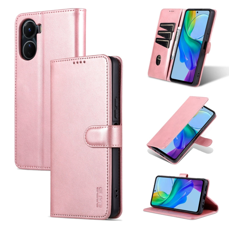 AZNS Skin Feel Calf Texture Flip Leather Phone Case, For vivo Y35+/Y35m+, For vivo Y78 5G / Y36 / Y27 5G, For vivo Y78+/Y78 5G Global/V29 Lite, For vivo Y35 5G/Y56 5G/Y02s 4G/Y16 4G