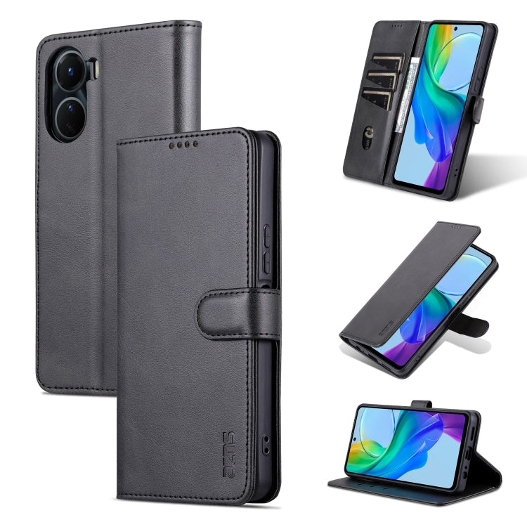 AZNS Skin Feel Calf Texture Flip Leather Phone Case, For vivo Y35+/Y35m+, For vivo Y78 5G / Y36 / Y27 5G, For vivo Y78+/Y78 5G Global/V29 Lite, For vivo Y35 5G/Y56 5G/Y02s 4G/Y16 4G