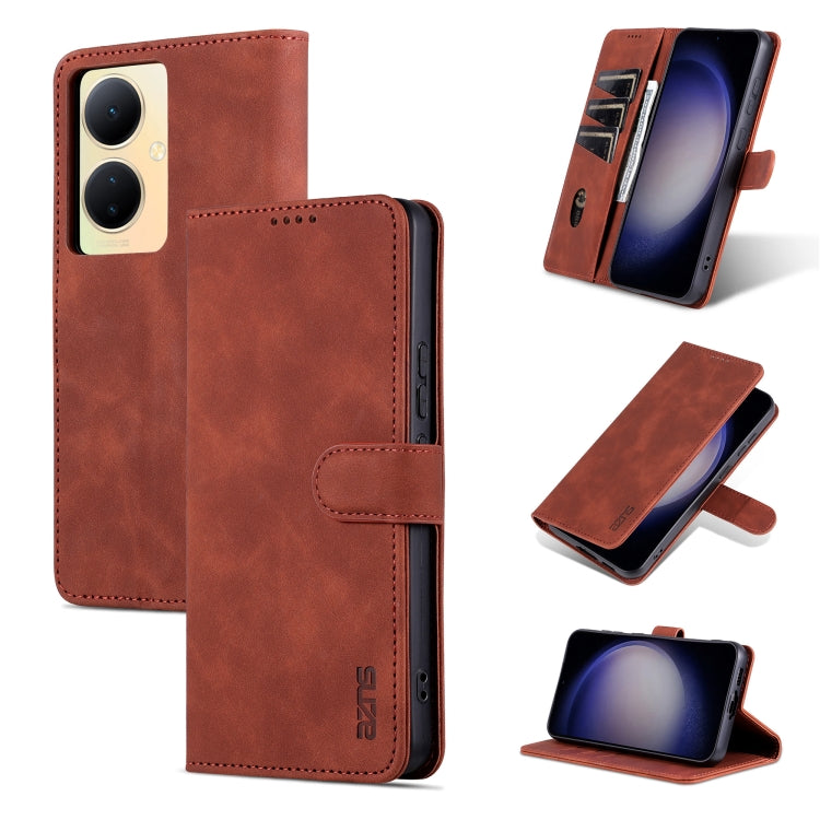 AZNS Skin Feel Calf Texture Flip Leather Phone Case, For vivo Y35+/Y35m+, For vivo Y78 5G / Y36 / Y27 5G, For vivo Y78+/Y78 5G Global/V29 Lite, For vivo Y35 5G/Y56 5G/Y02s 4G/Y16 4G
