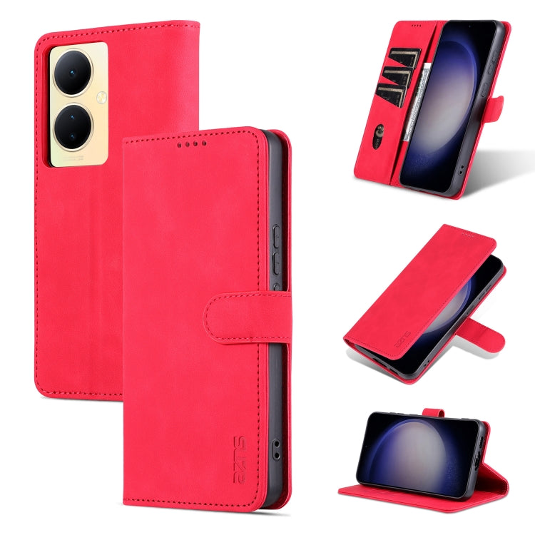 AZNS Skin Feel Calf Texture Flip Leather Phone Case, For vivo Y35+/Y35m+, For vivo Y78 5G / Y36 / Y27 5G, For vivo Y78+/Y78 5G Global/V29 Lite, For vivo Y35 5G/Y56 5G/Y02s 4G/Y16 4G