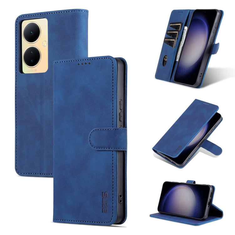 AZNS Skin Feel Calf Texture Flip Leather Phone Case, For vivo Y35+/Y35m+, For vivo Y78 5G / Y36 / Y27 5G, For vivo Y78+/Y78 5G Global/V29 Lite, For vivo Y35 5G/Y56 5G/Y02s 4G/Y16 4G