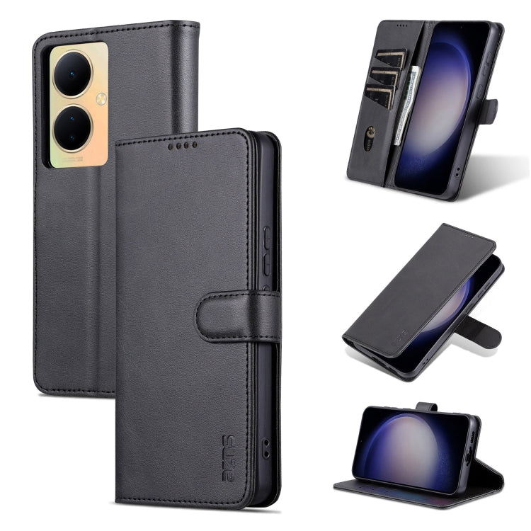 AZNS Skin Feel Calf Texture Flip Leather Phone Case, For vivo Y35+/Y35m+, For vivo Y78 5G / Y36 / Y27 5G, For vivo Y78+/Y78 5G Global/V29 Lite, For vivo Y35 5G/Y56 5G/Y02s 4G/Y16 4G