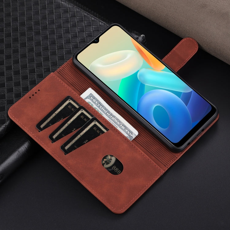 AZNS Skin Feel Calf Texture Flip Leather Phone Case, For vivo Y35+/Y35m+, For vivo Y78 5G / Y36 / Y27 5G, For vivo Y78+/Y78 5G Global/V29 Lite, For vivo Y35 5G/Y56 5G/Y02s 4G/Y16 4G