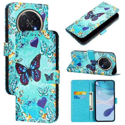 Colored Drawing Pattern Plain Weave Leather Phone Case, For Huawei Pura 90 Pro Max, For Huawei Pura 90 Pro, For Huawei Mate 70 Air, For Huawei nova 13 Pro, For Huawei nova 13 / nova 12, For Huawei Mate 60