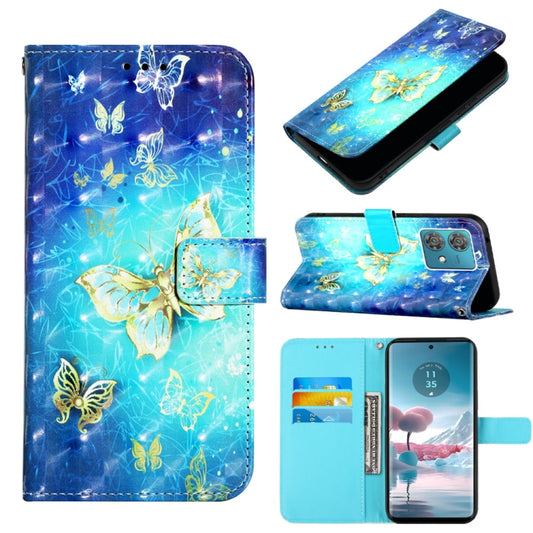 3D Painting Horizontal Flip Leather Phone Case, For Motorola Edge 40 Neo, For Motorola Moto G14, For Motorola Moto G Stylus 4G 2023, For Motorola Moto G Power 2023, For Motorola Moto G Stylus 5G 2023, For Motorola Edge+ 2023 / Moto X40