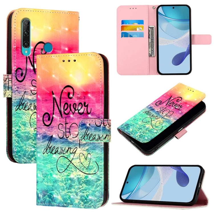 3D Painting Horizontal Flip Leather Phone Case, For Huawei Enjoy 20 SE / Y7a 4G, For Huawei P40 Lite 4G / Nova 6 SE, For Huawei P40 Pro, For Huawei P40, For Huawei Enjoy 9s / P Smart 2019