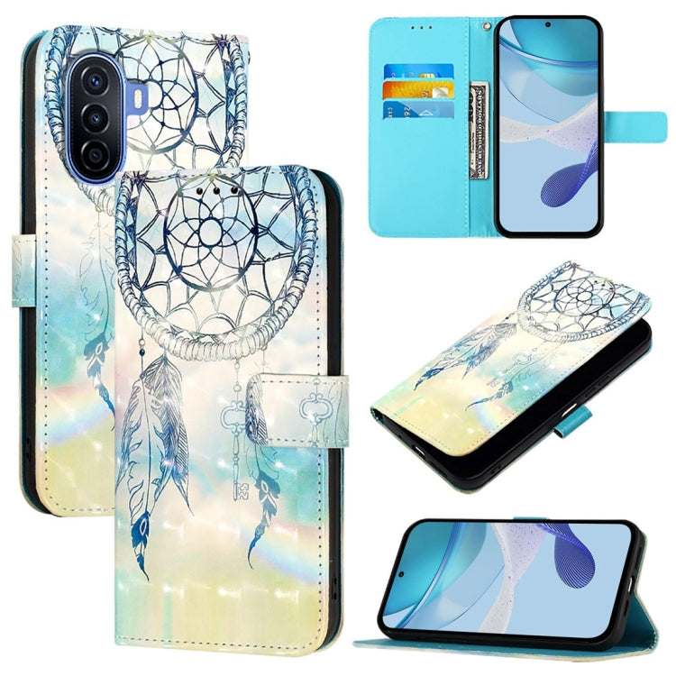 3D Painting Horizontal Flip Leather Phone Case, For Huawei P60, For Huawei P60 Pro, For Huawei Enjoy 50 Pro 4G / Nova Y90, For Huawei Enjoy 50 4G / Nova Y70 Plus, For Huawei P50 Pro, For Huawei P50