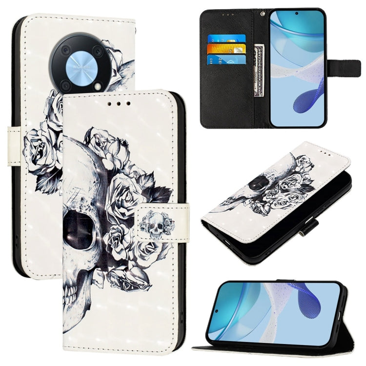 3D Painting Horizontal Flip Leather Phone Case, For Huawei P60, For Huawei P60 Pro, For Huawei Enjoy 50 Pro 4G / Nova Y90, For Huawei Enjoy 50 4G / Nova Y70 Plus, For Huawei P50 Pro, For Huawei P50