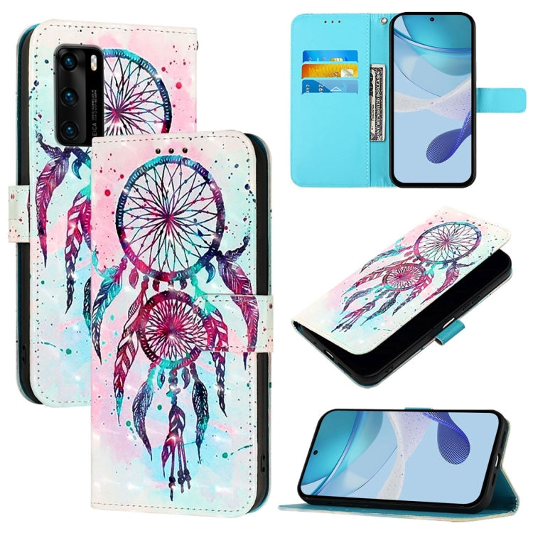 3D Painting Horizontal Flip Leather Phone Case, For Huawei Enjoy 20 SE / Y7a 4G, For Huawei P40 Lite 4G / Nova 6 SE, For Huawei P40 Pro, For Huawei P40, For Huawei Enjoy 9s / P Smart 2019