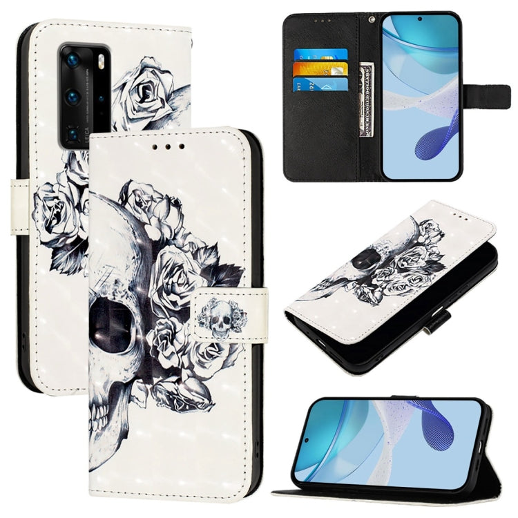 3D Painting Horizontal Flip Leather Phone Case, For Huawei Enjoy 20 SE / Y7a 4G, For Huawei P40 Lite 4G / Nova 6 SE, For Huawei P40 Pro, For Huawei P40, For Huawei Enjoy 9s / P Smart 2019