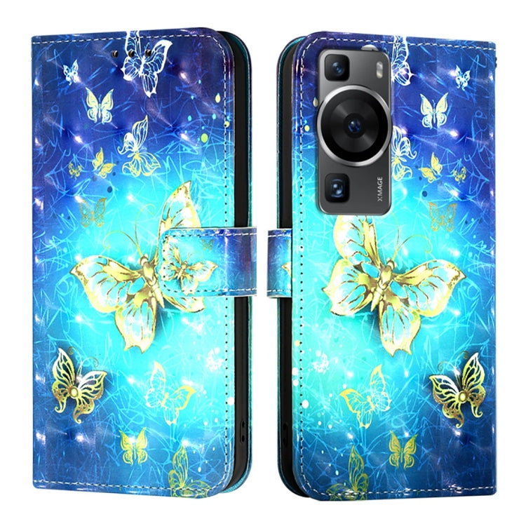 3D Painting Horizontal Flip Leather Phone Case, For Huawei P60, For Huawei P60 Pro, For Huawei Enjoy 50 Pro 4G / Nova Y90, For Huawei Enjoy 50 4G / Nova Y70 Plus, For Huawei P50 Pro, For Huawei P50
